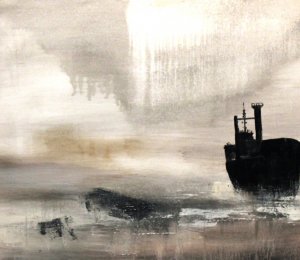 Alessandro Spadari, Deriva, 2012, Öl auf Leinwand, 60 x 80 cm