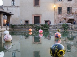 Carlo Pizzichini, meteore a Bagno Vignoni, 2015